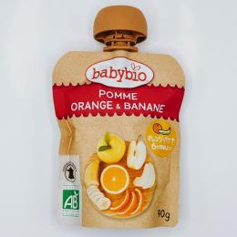 有機ベビースムージー アップル・オレンジ・バナナ90g